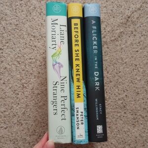 Lot Of 3 Books From Book Of The Month Trending Popular Mystery Suspense Thriller